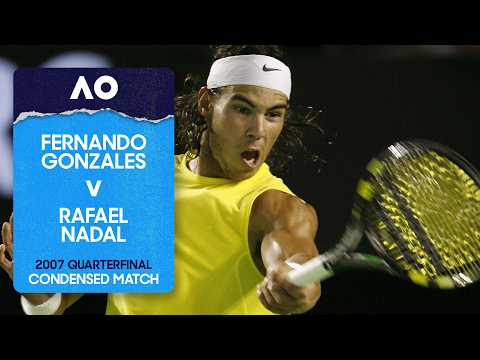 Fernando Gonzales v Rafael Nadal Condensed Match | Australian Open 2007 Quarterfinal