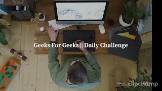 Smallest number on left || C++ || Geeks for Geeks || Daily Challenge || With Commented Explanation