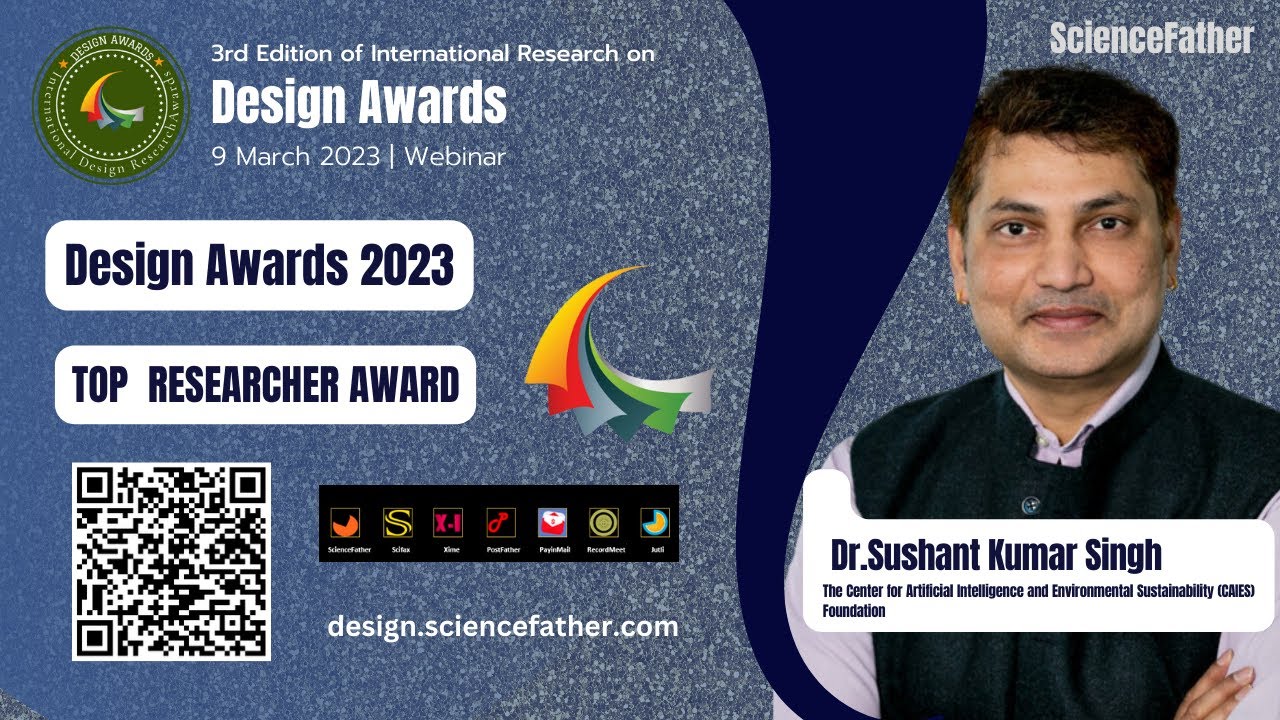 Dr. Sushant Kumar Singh | The Center for Artificial Intelligence | Top Researcher Award | India