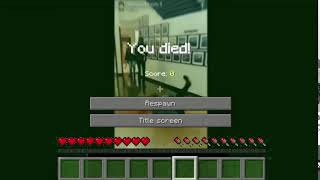 Minecraft death meme