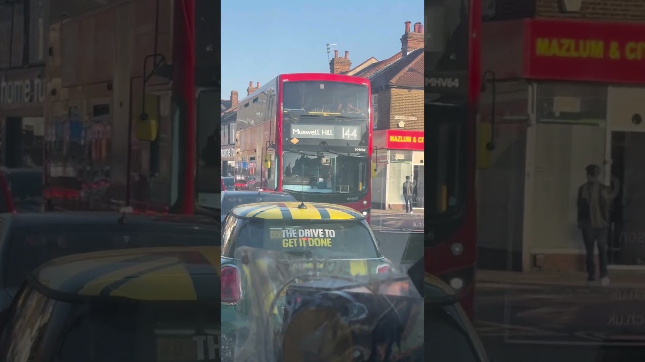 MHV64 BV66VFW on route 144 to Muswell Hill