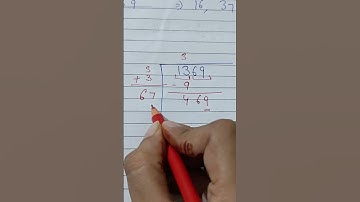 square root of 1369 |1369 square root| √1369 | class 7 | class 8 #ncertmaths #ncertsolution
