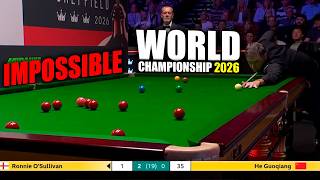 12 minutes of champion snooker from Ronnie O'Sullivan!| World Championship 2026