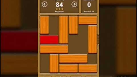 Unblock Me FREE Beginner level 84