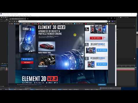 Lightwave 3D to Element 3D for After Effects tutorial