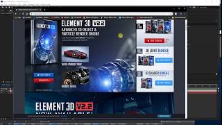 Lightwave 3D to Element 3D for After Effects tutorial