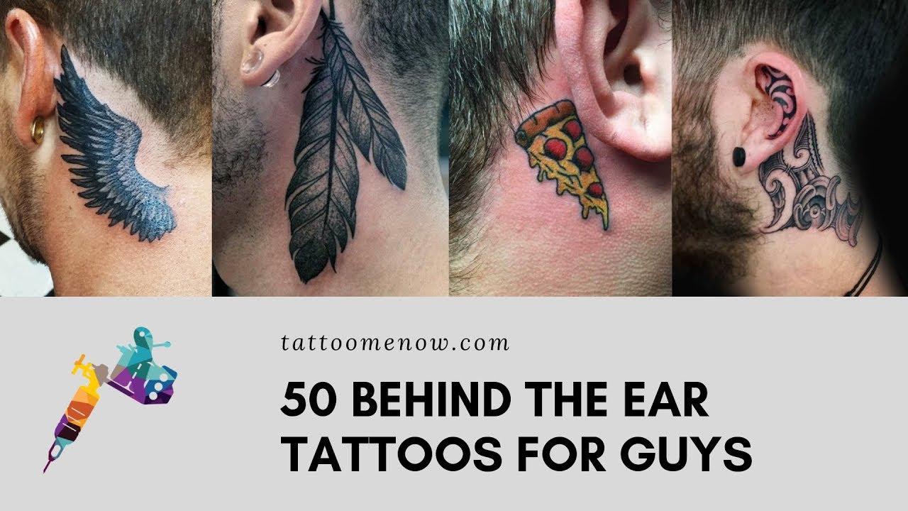 30 small meaningful behind the ear tattoos for men and women  Legitng