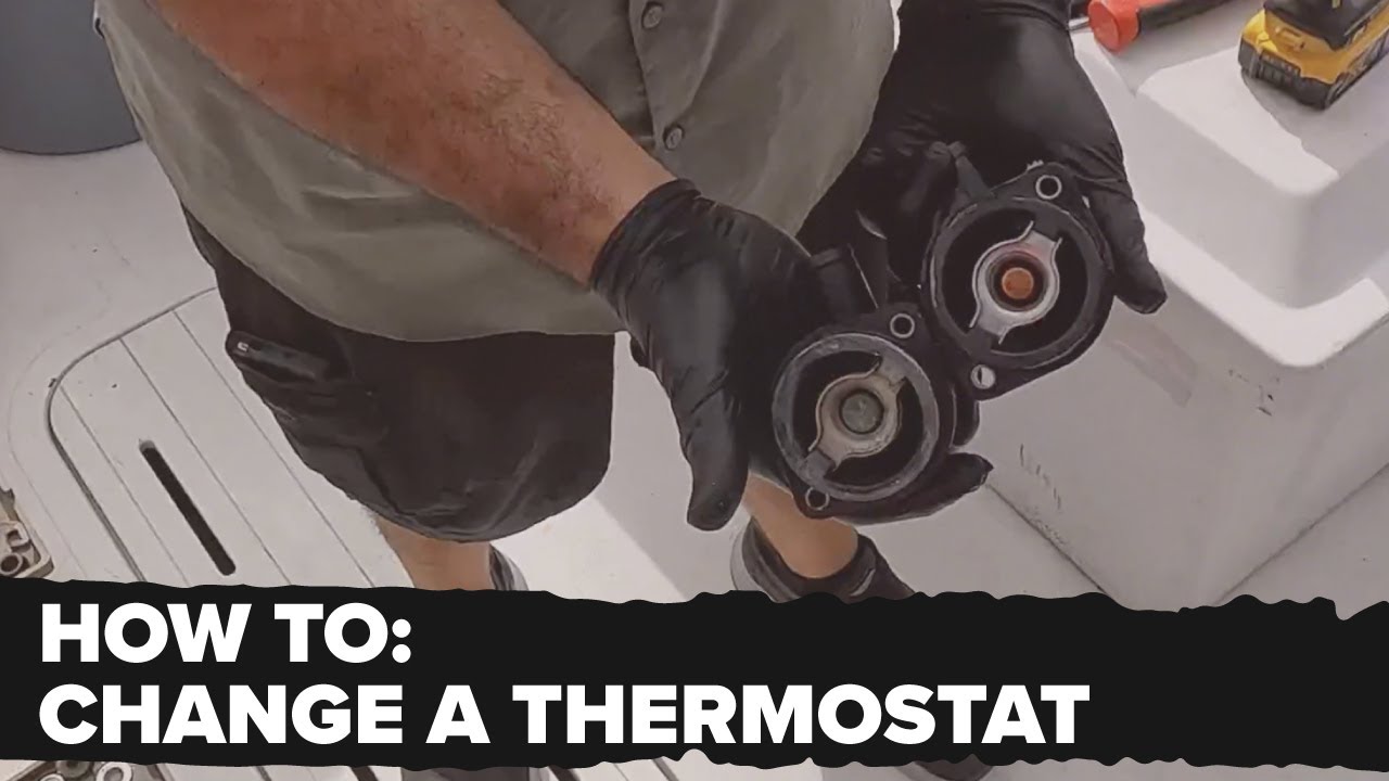 How to Change an Outboard Thermostat Mercury Verado L4 135 200HP