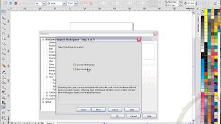 CORELDRAW WORKSPACE IMPORT