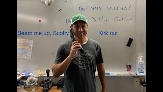 How Many Solutions Does an Equation Have?