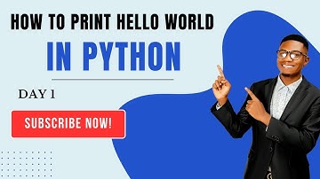 How to Print Hello World in  Python 📕