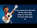 Remember Me OST COCO With Lyrics   Miguel feat Natalia Lafourcade 144p