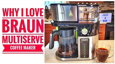 REVIEW BRAUN Multiserve 10 cup Coffee Maker & Hot Water SCA Certified COFFEE TASTE GREAT!