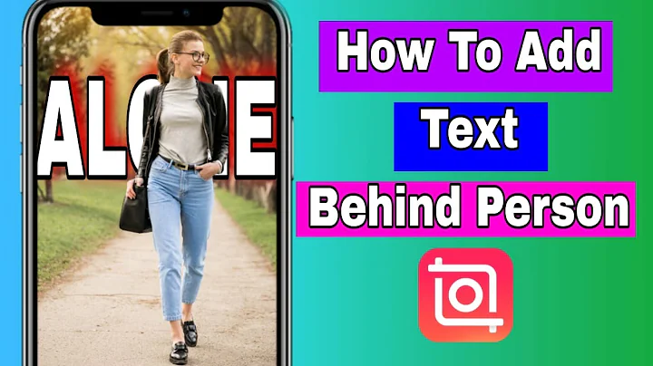 How To Add Text Behind Person In Inshot Editor || Inshot Tutorial