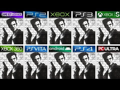 Comparing Max Payne In All Consoles (Side By Side) 4K