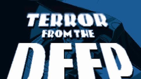 X-COM Terror From The Deep - video game Slideshow demo (PC MS-DOS, 1994)
