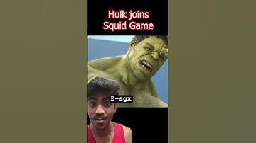 Hulk Joins Squid Game #squidgame