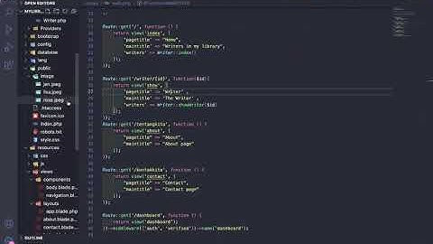 Implementasi MVC Dasar menggunakan laravel