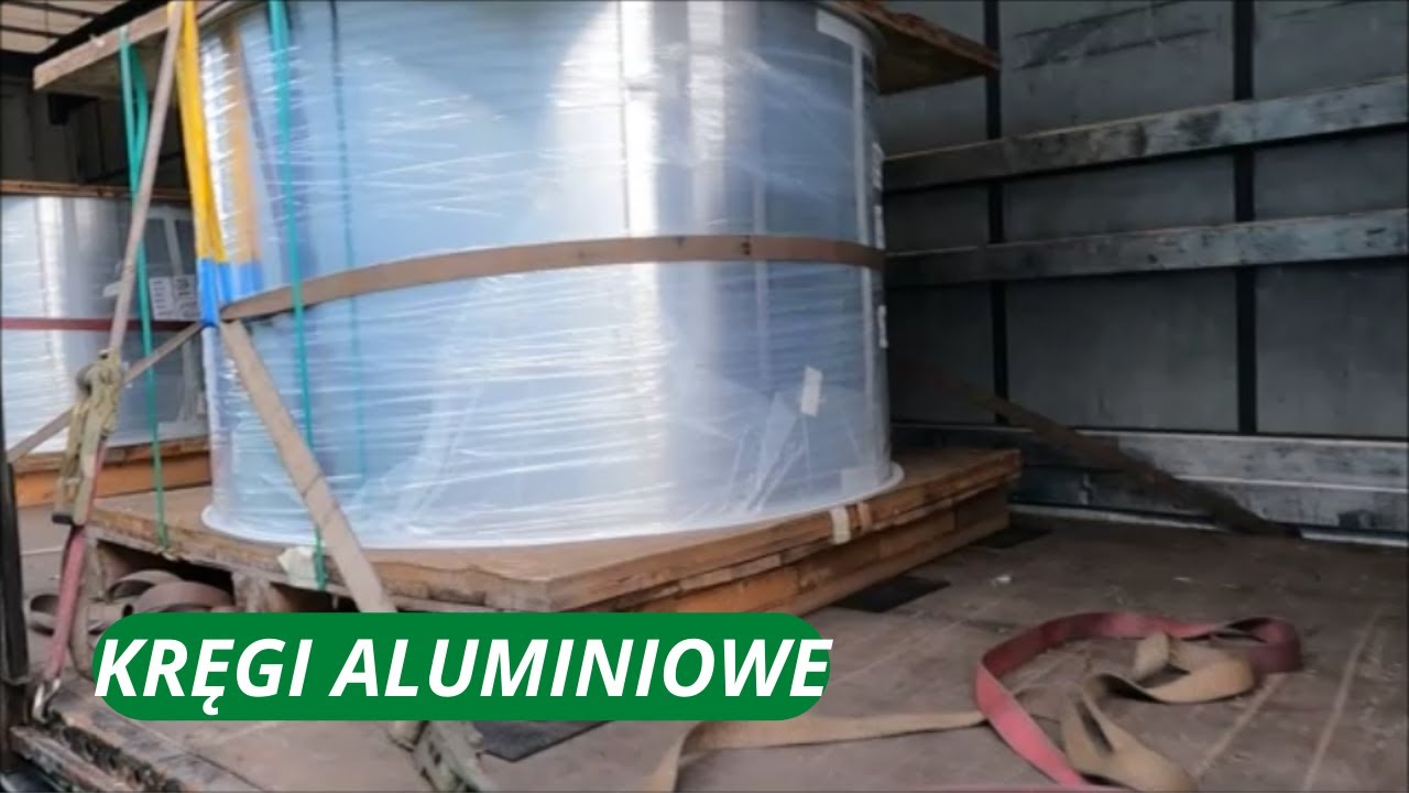 ZAŁADUNEK I ZABEZPIECZENIE KRĘGÓW ALUMINIOWYCH