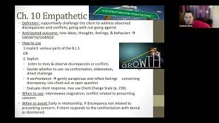Advanced Interviewing Skills: Influencing Skills (ch. 9 -14)