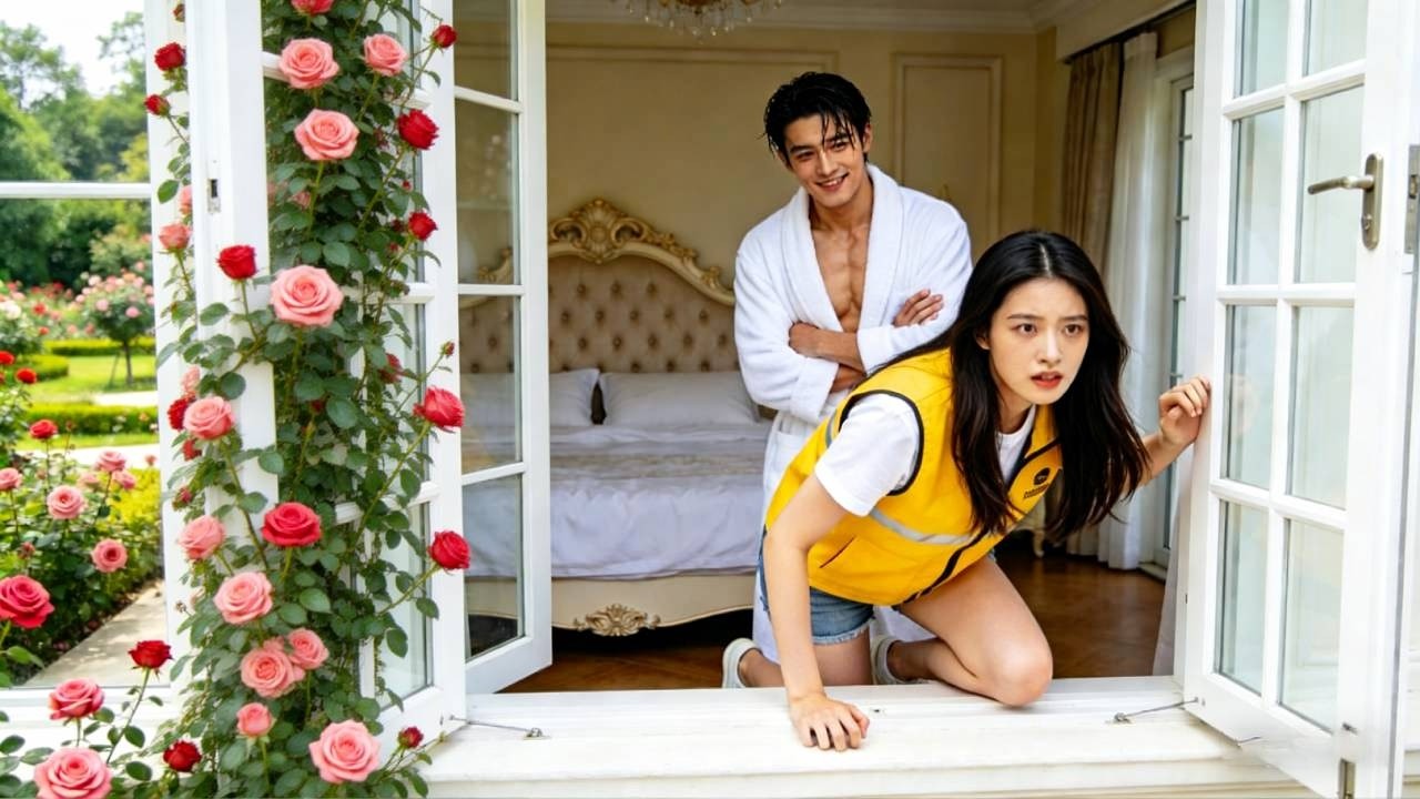 💥外送員送餐途中撞破男友出軌，傷心買醉後意外與陌生大叔共度一夜！醒來才知，他竟是渣男的養父，更是權傾一方的集團總裁！對她一見傾心，從此將她寵入骨！💖