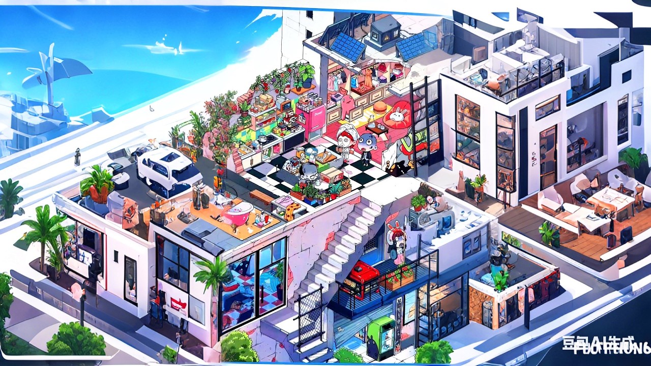 [ASMR] DIY Cute 3D Sticker Scene Collection | Extra Long Relaxing Playtime ✨🐾📖