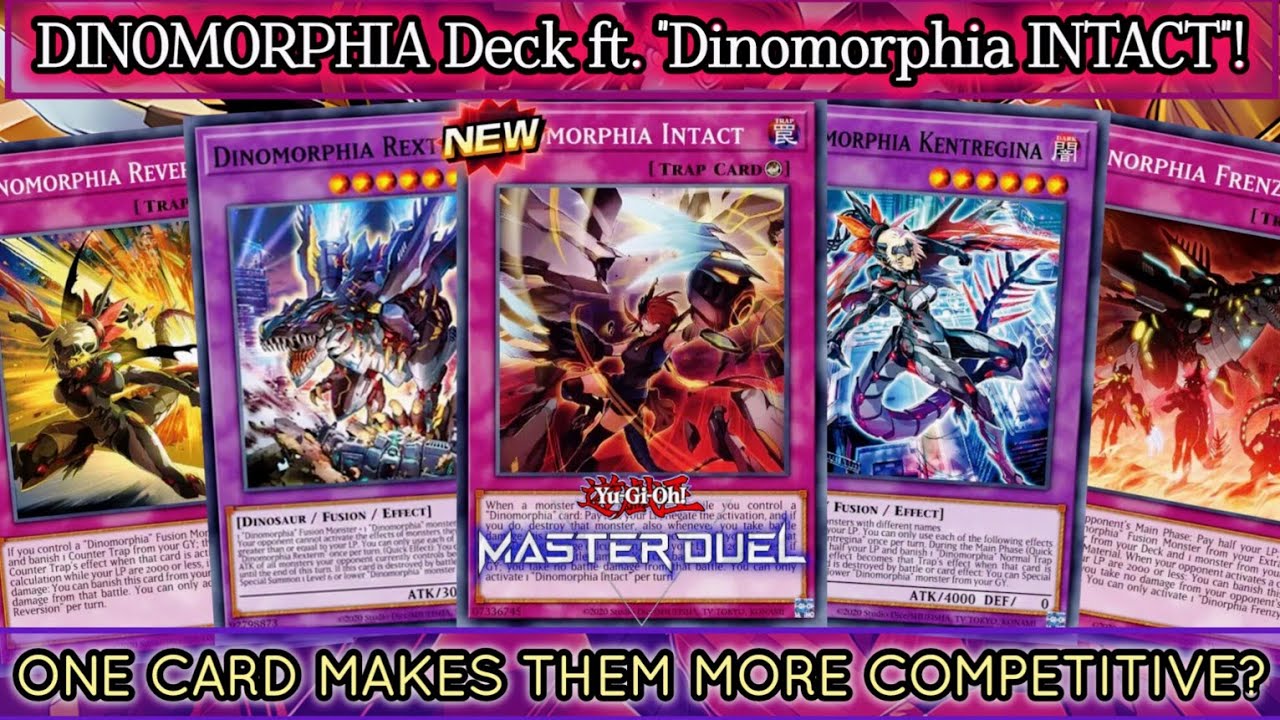 NEW DINOMORPHIA Card: Dinomorphia Intact! NEGATE "ASH BLOSSOM" NOW! [MASTER  DUEL]