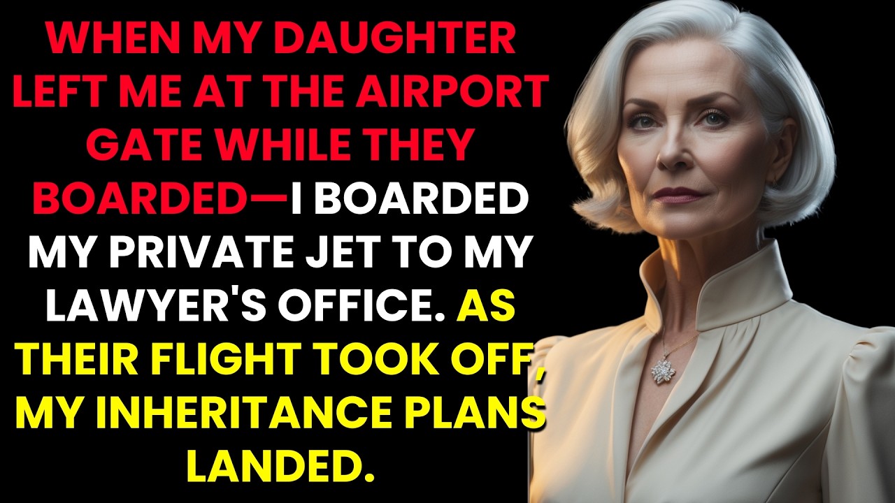 My Daughter Left Me at the Airport Gate, They Boarded—I Boarded My Private Jet to My Lawyer's Office
