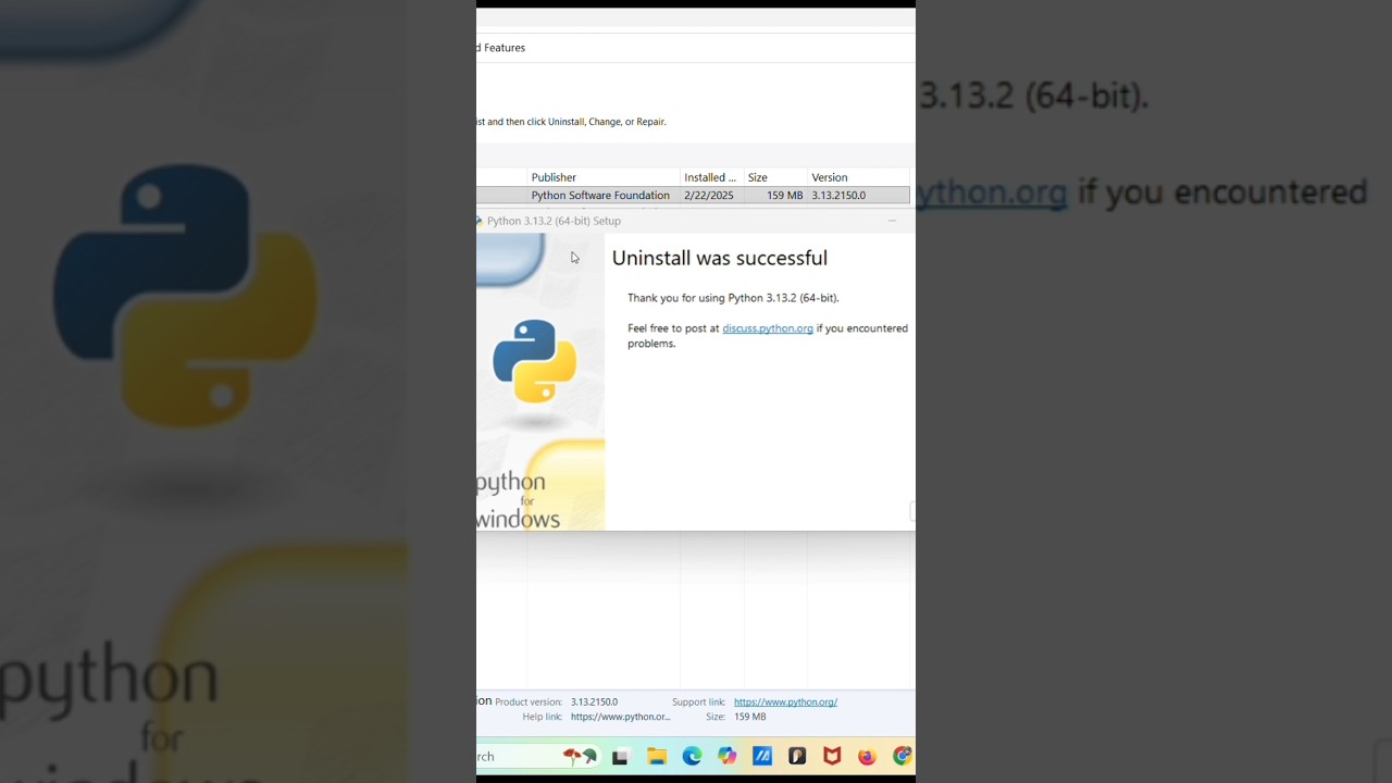 Uninstall Python in 1 Minute 🔥 | Complete Step-by-Step Guide 