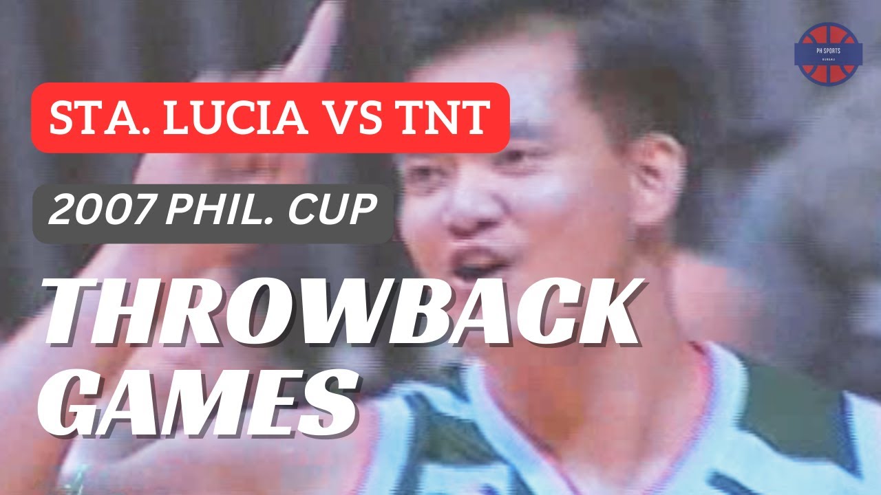 STA. LUCIA REALTORS vs TALK 'N TEXT PHONE PALS | PBA THROWBACK GAMES