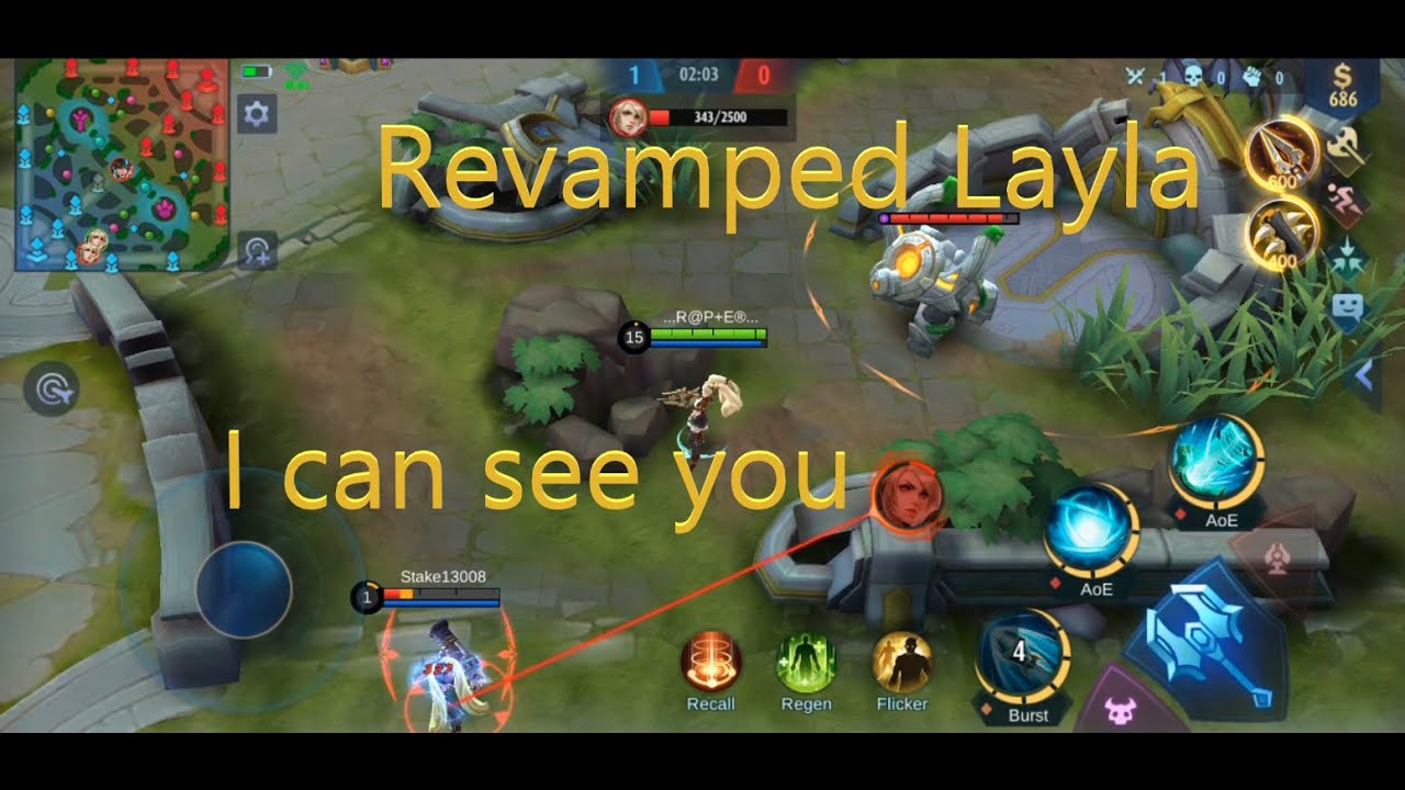 REVAMPED LAYLA  Is here to join meta | insane range masksman