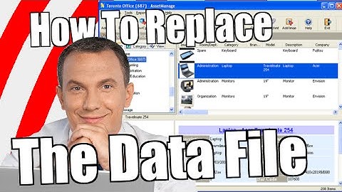 AssetManage How to Replace the Assets database file