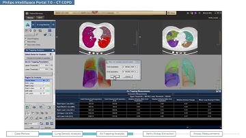 Philips IntelliSpace Portal 7.0 clinical application CT COPD (chronic obstructive pulmonary disease)
