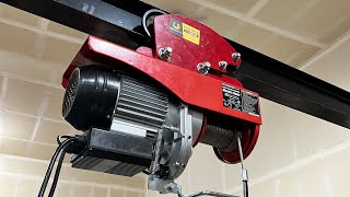 Harbor freight electric hoist and gantry