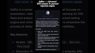 Dalfox: Advanced XSS Detection &amp; Exploitation Tool #CyberCavin #VinodAhirwar