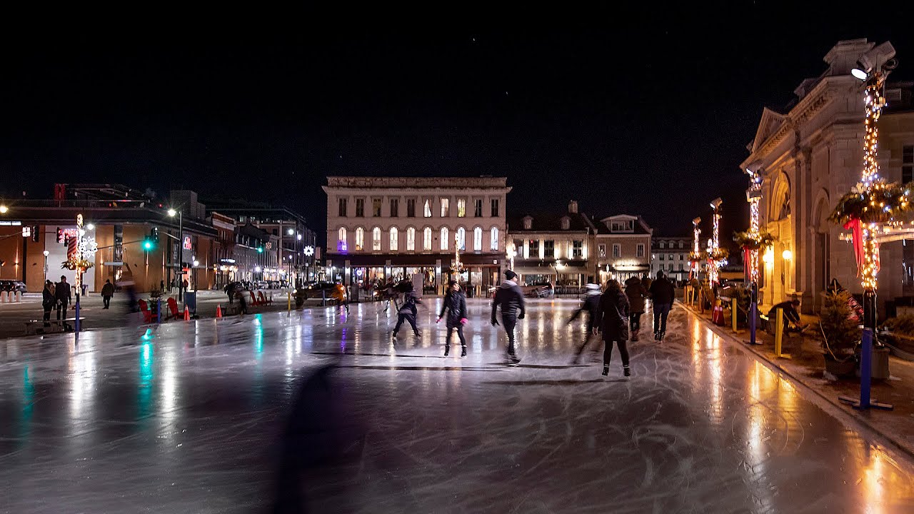 Skating at Springer Market Square, Kingston City Hall - YouTube