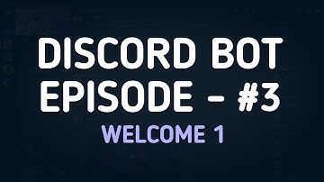 How to make welcome command in discord.js | djs welcome command