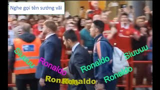 Fancam Ronaldo Vs Fan Mu Khi Rời Sân Về Nhà