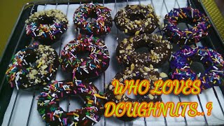 DOUGHNUTS:EGGLESS DOUGHNUTS/CHOCOLATE DOUGHNUTS RECIPE