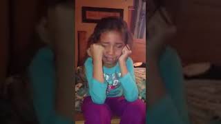 Little Girl Crying Over One Direction Song Little Things So Emotional