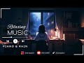 Cozy Study Room with Gentle Rain Sounds - Piano Music, Sleep, Yoga, Stress Relief, Meditation - No16