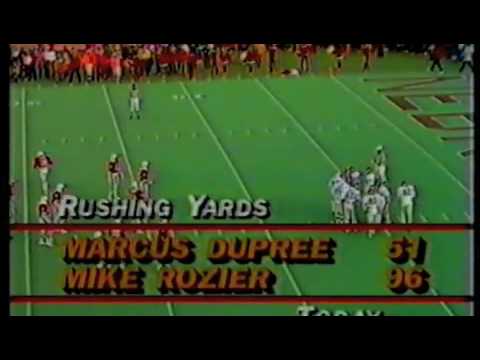 Marcus Dupree v Nebraska, 1982