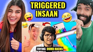 I Found The Dumbest Life Hacks and Actually Tried Them Triggered Insaan Reaction