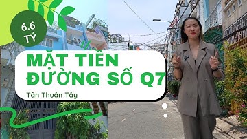 Bán nhà Mặt tiền đường số khu Cư xá ngân hàng quận 7 3x9 (27m2) giá 6.6 tỷ || Nhà Đất Thảo Nguyên