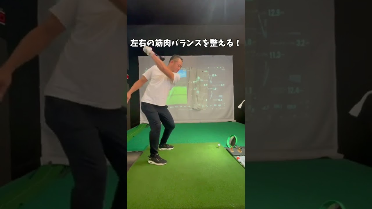 ゴルフレッスン 左右の筋肉のバランスを整えることで大きなパワーとコントロールを生む ゴルフmovie S