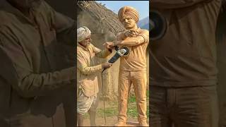 siddh moose wale🔥The beast incarnet wooden sculpture🔥#woodcarving #woodscraft #sidhumoosewala