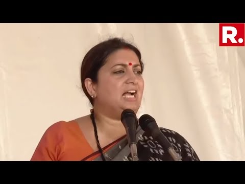 Watch Smriti Irani's 'Thank You' Speech In Amethi After Historic Win In 2019 Elections| Full Speech