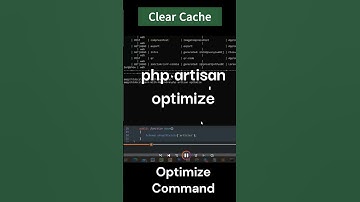 Laravel Optimize Command | Clear cache laravel command | Clear cache in laravel #shorts #laravel