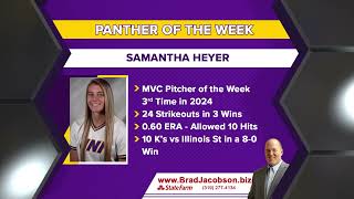 Panther of the Week - Samantha Heyer, UNI Softball