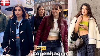 Crowded Saturday In Downtown Copenhagen 🇩🇰 Denmark, 4K Walking Tour, April 2024 | HRD-30FPS